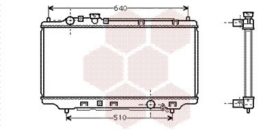 VAN WEZEL Radiators, Motora dzesēšanas sistēma 27002116